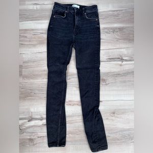 Zara ultra high waisted skinny jeans